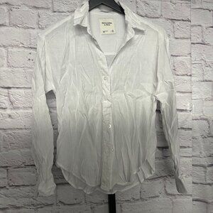 White Abercrombie Button Down